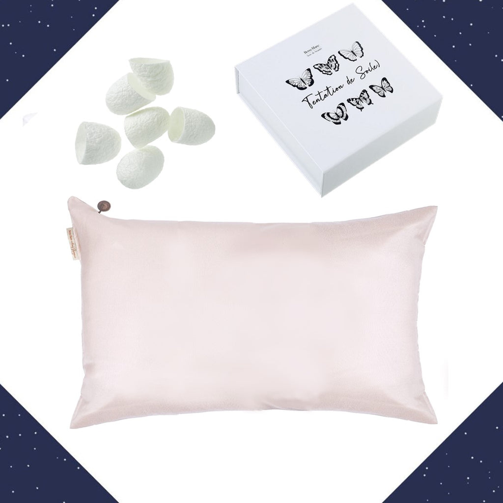 Silk pillowcase : 100% pure mulberry silk pillowcase – Benu Blanc