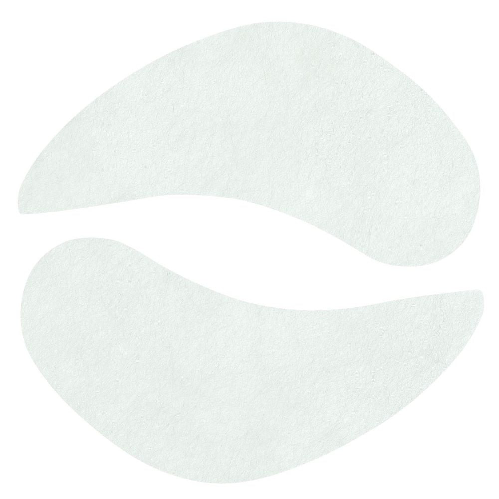 Benu Blanc Patchs de soie pure pour les yeux : 6 patchs réutilisables